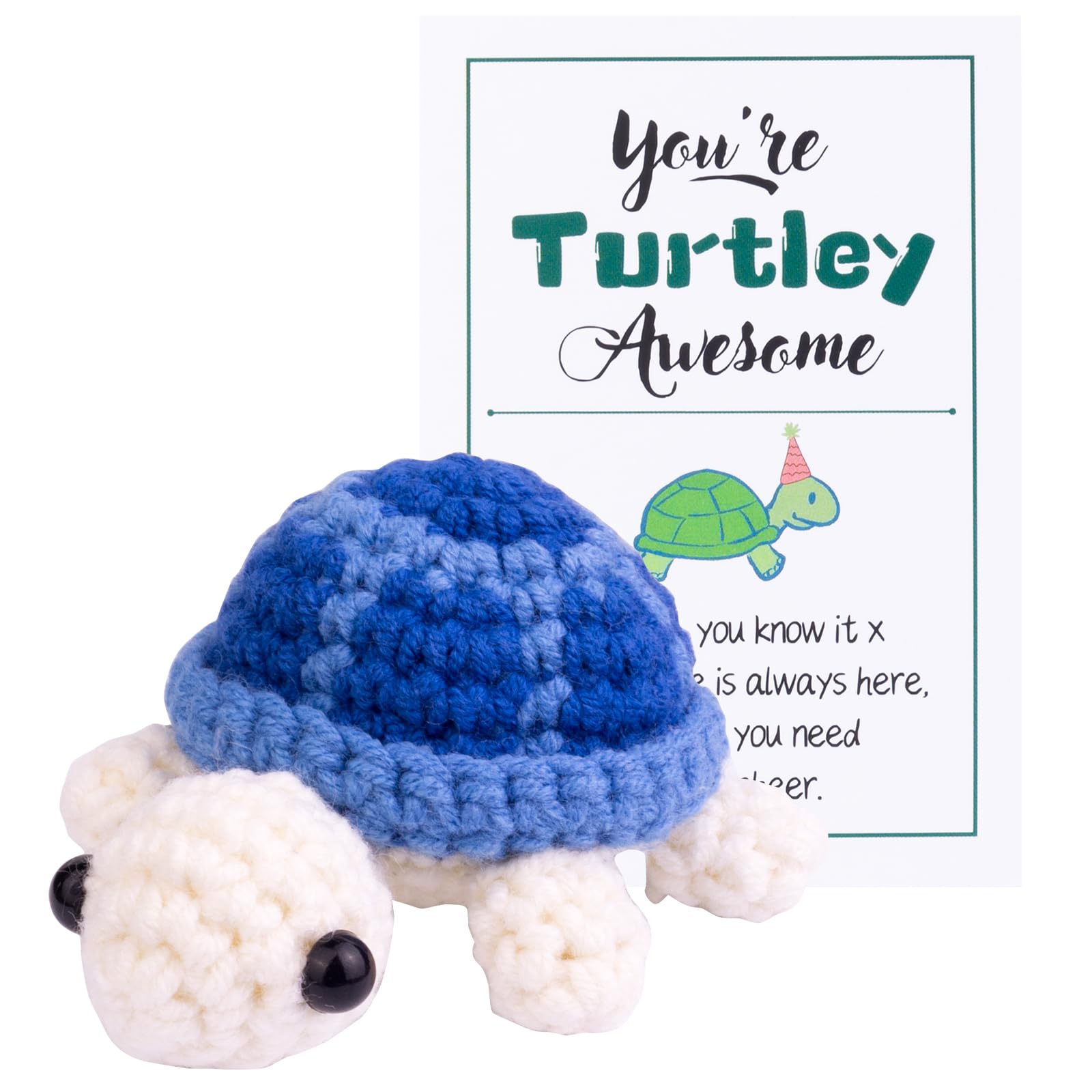Amazon.com: MuMyer Funny Crochet Turtle Doll, Handmade Emotional